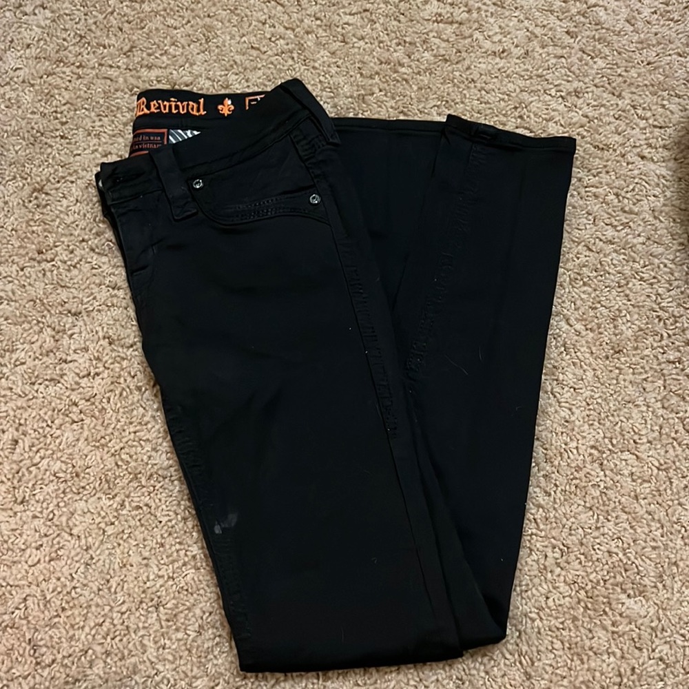 Rock Revival Beliss Skinny Jean Black Size 26